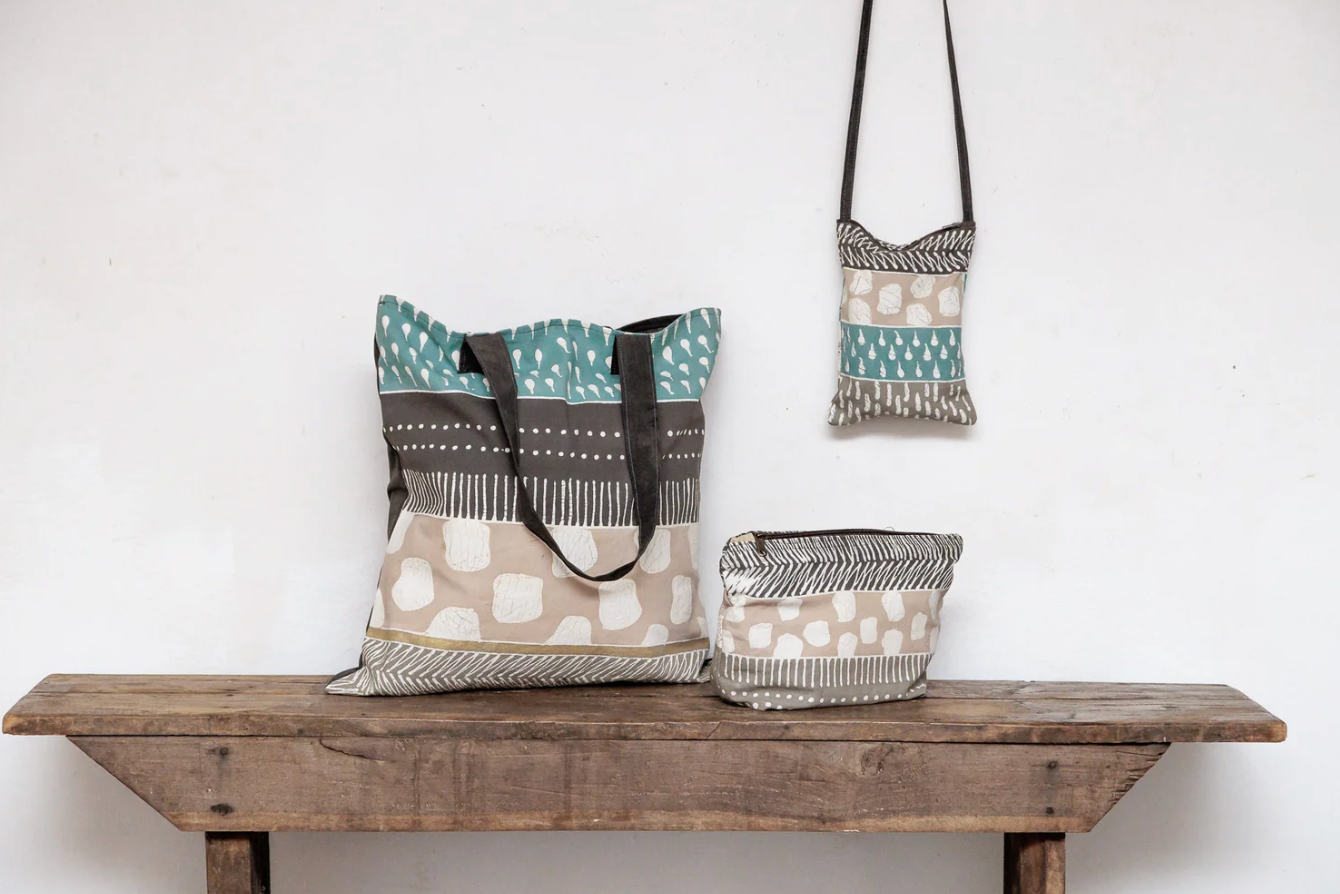 Boho Multi-Print Wash Bag