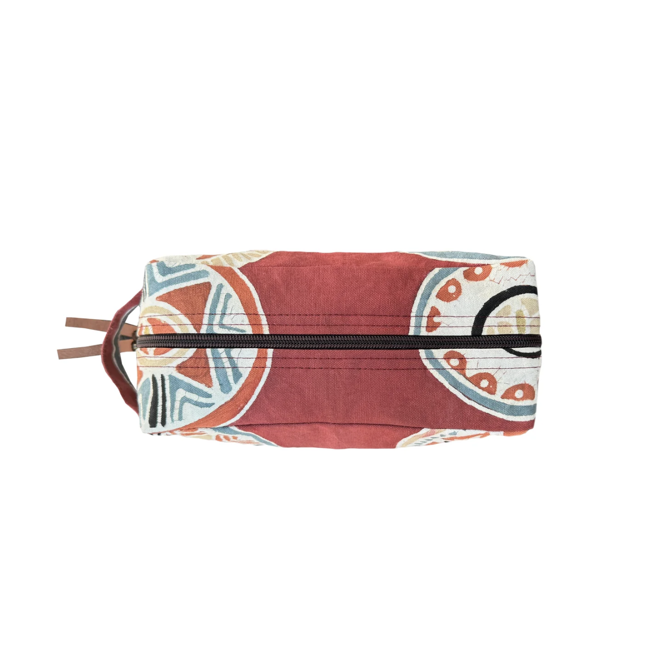 African Circles Massai Red Travel Pouch