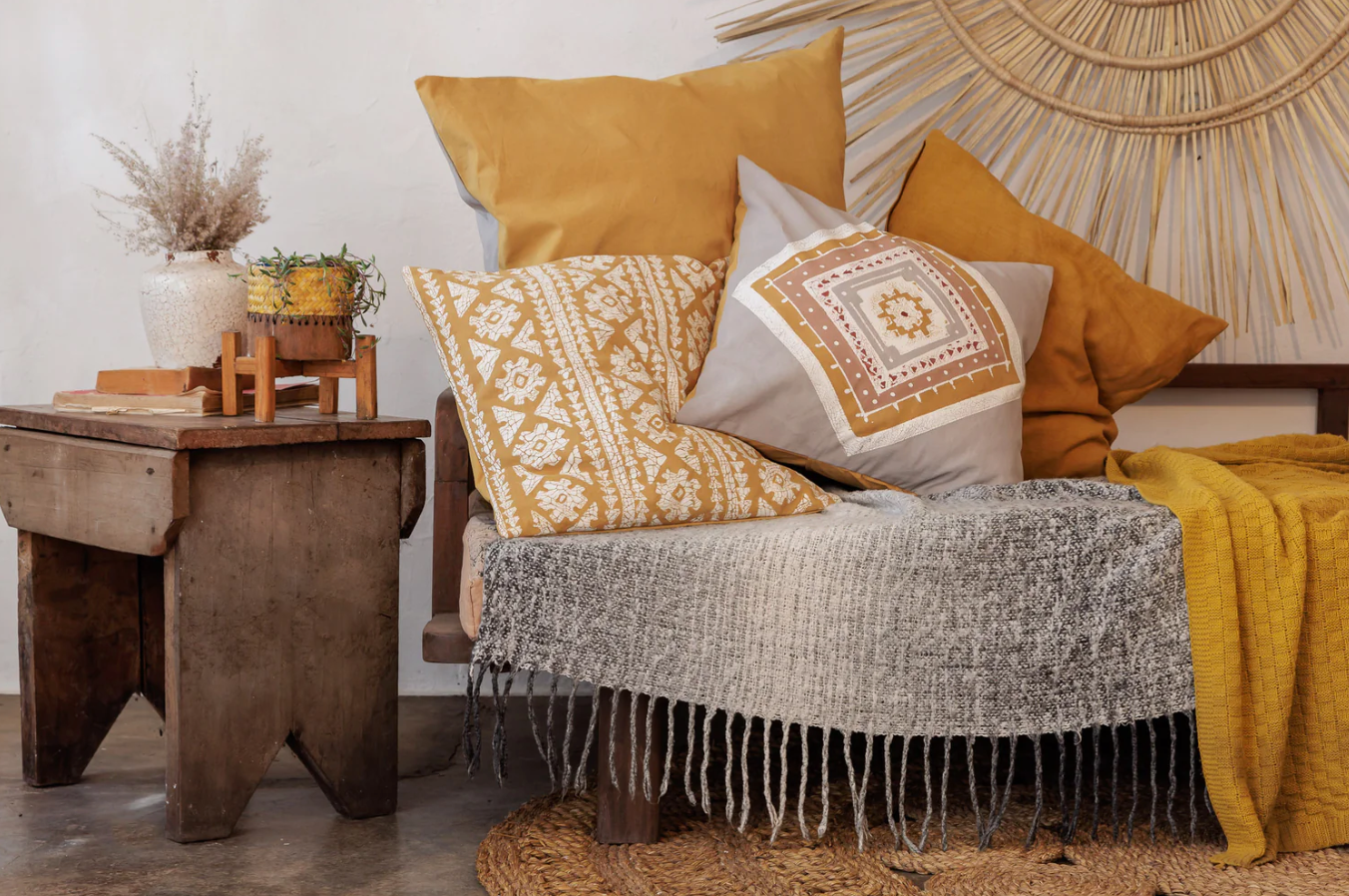 Atlas Moroccan Crackle Cushion Cover