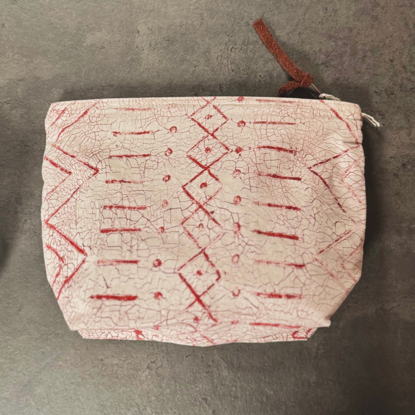 Matika Linear Rust White Wash Bag