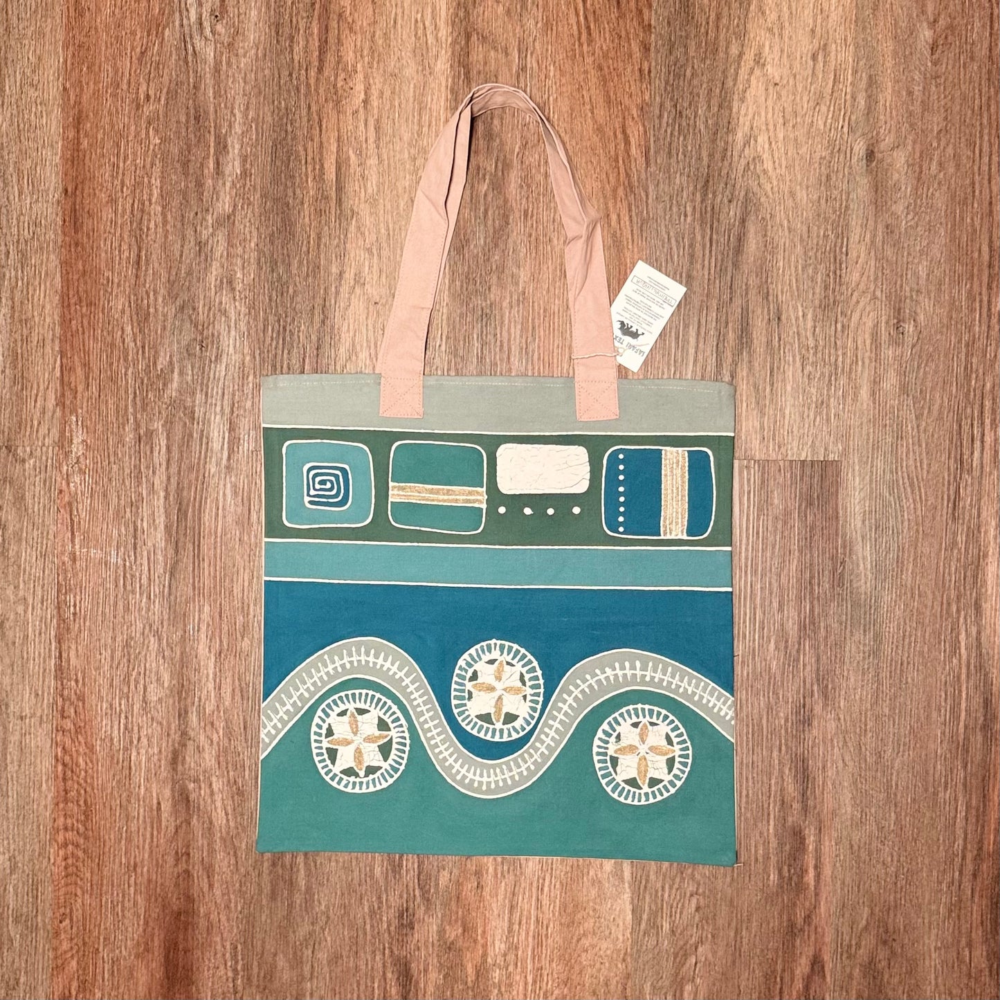 Aqua Tote Bag