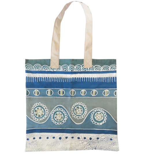 Mali Aqua Wiggle Tote Bag