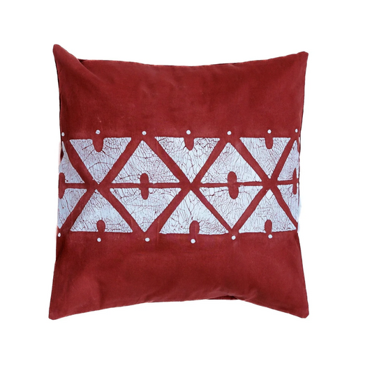 Atlas Linear Paprika Cushion Cover