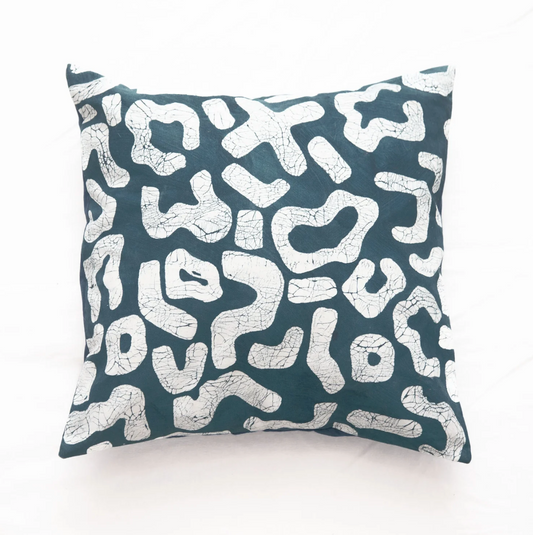 Kuba Blues Filled Indigo Cushion Cover