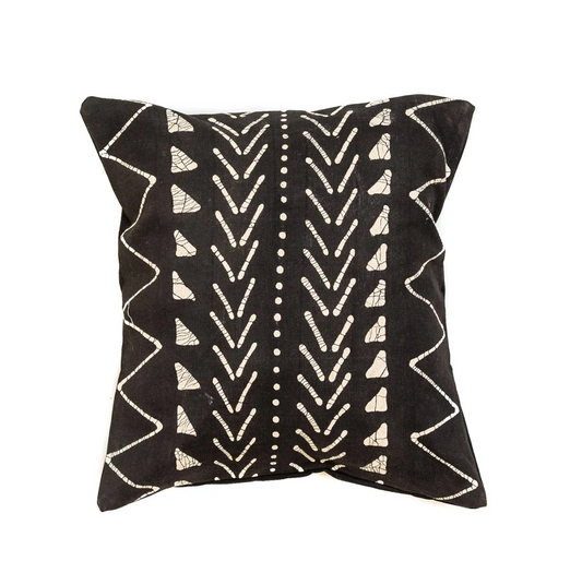 Matika Linear Black Cushion Cover
